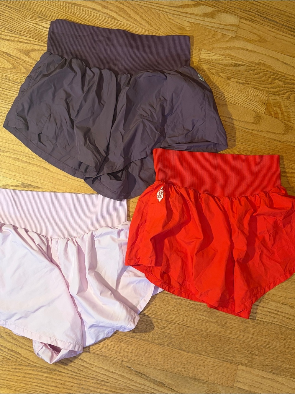 Free People Movement 3 Pair Bundle Carpe Diem Shorts M Excellent